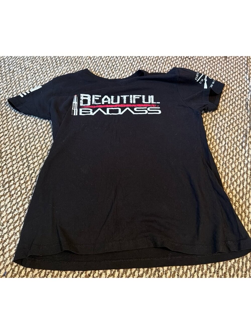 Grunt Style Beautiful Badass  Women's T-Shirt Size XL